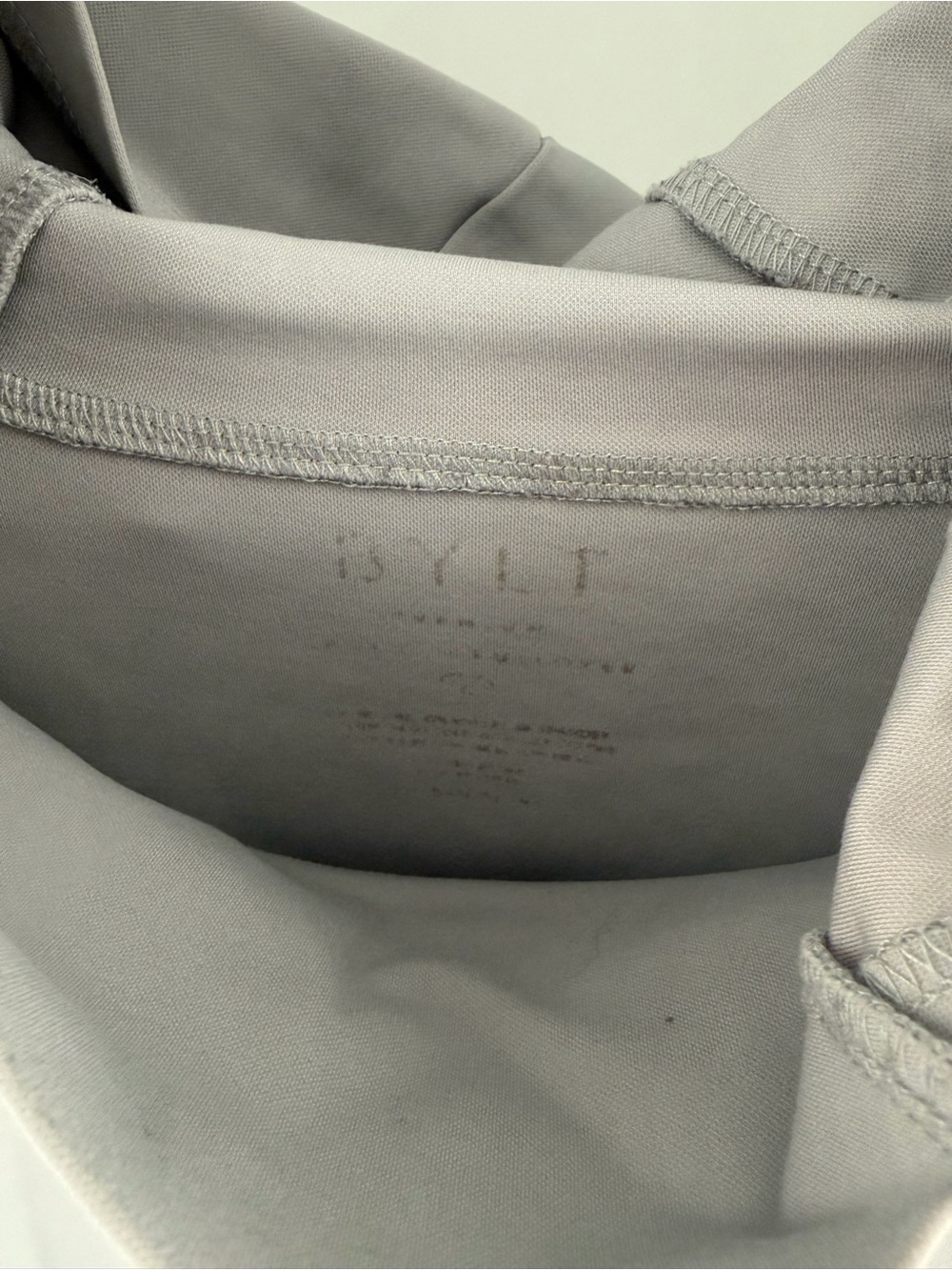 BYLT Basics Light Gray Hooded Sweatshirt - Picture 3 of 7
